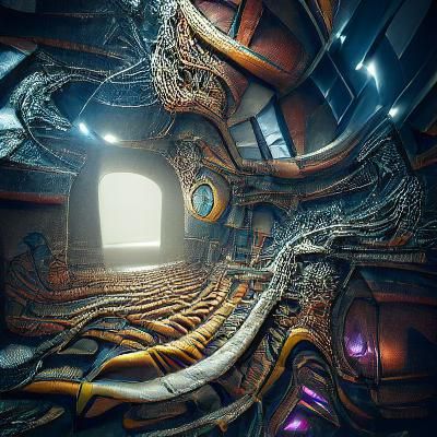 Interdimensional Wormhole with Cinematic Lighting in 4K