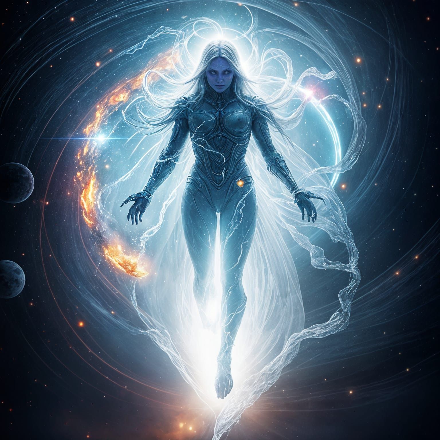 Ethereal Guardian of the Cosmos