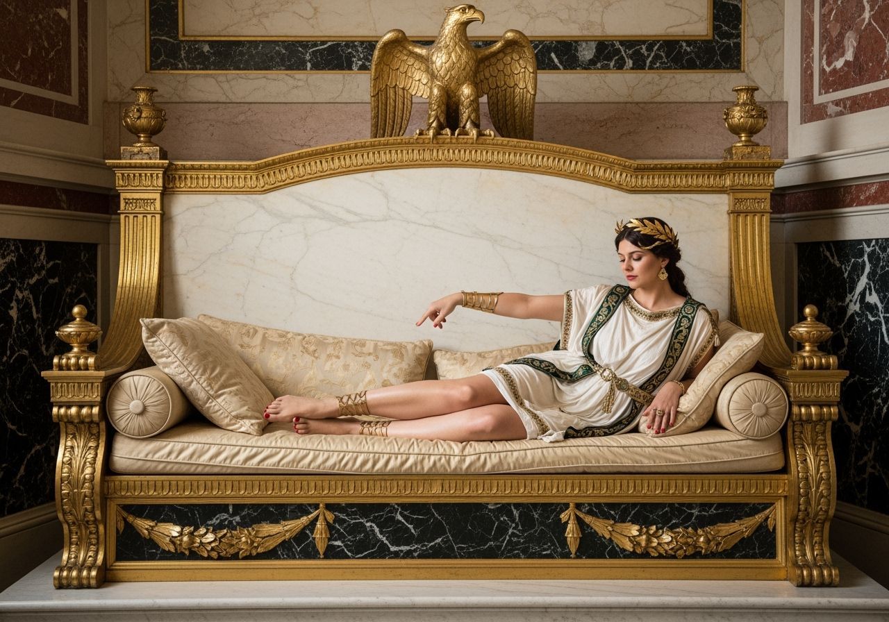 Empress Messalina Lounging in a Roman Palace