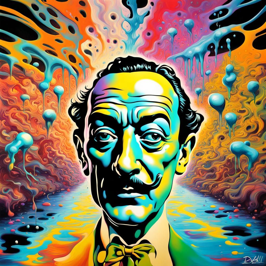 Surreal Graffiti Art Inspired by Oil Gouache