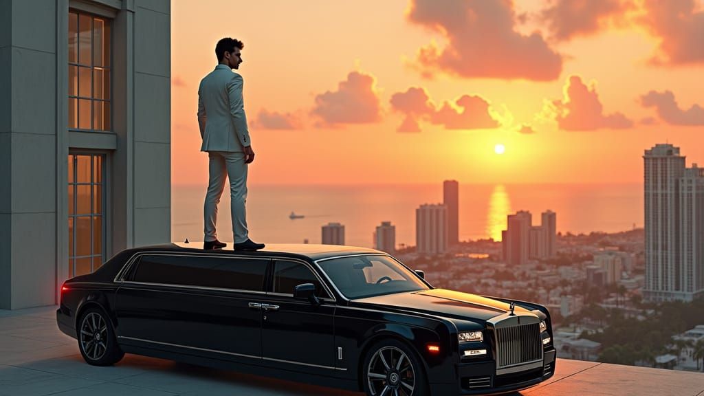 Harry Potter as Mafia Boss in Miami