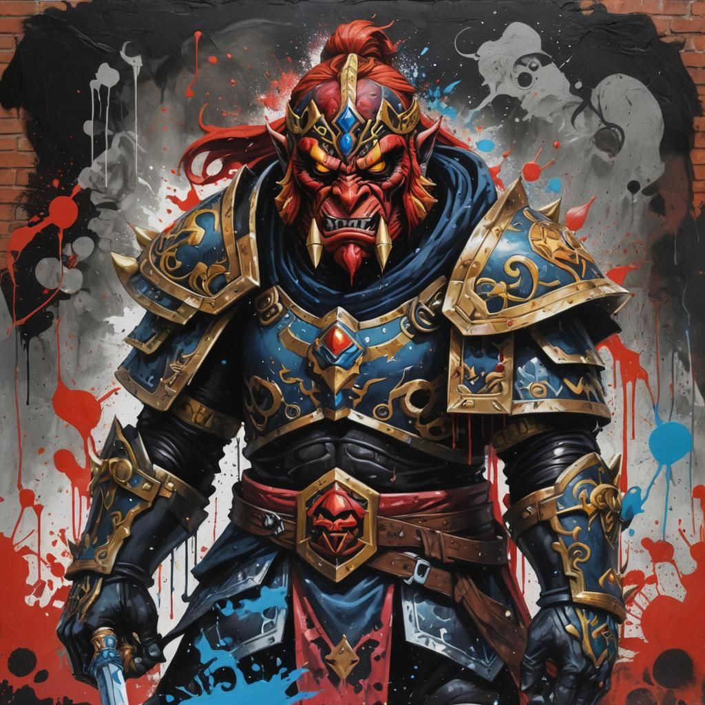 Ganondorf Graffiti Art from Legend of Zelda