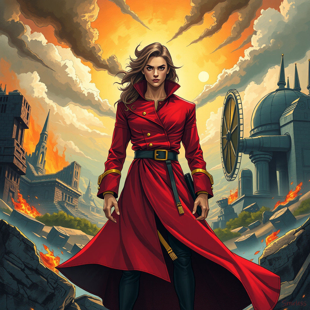 Fearless Leader Unites Worlds: Graphic Illustration