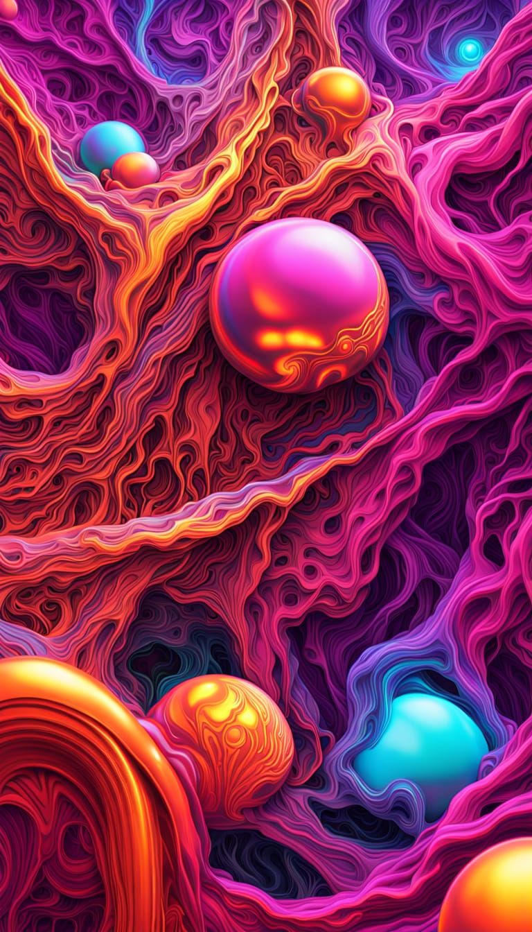 Ominous AI Landscape: Moebius, Giger, Burton Styles