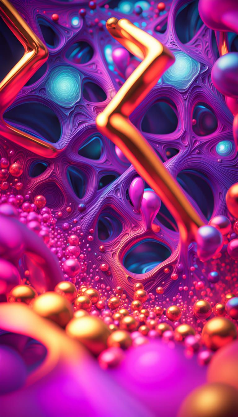 AI's Ominous Intentions: Hyperrealistic Surrealist Landscape