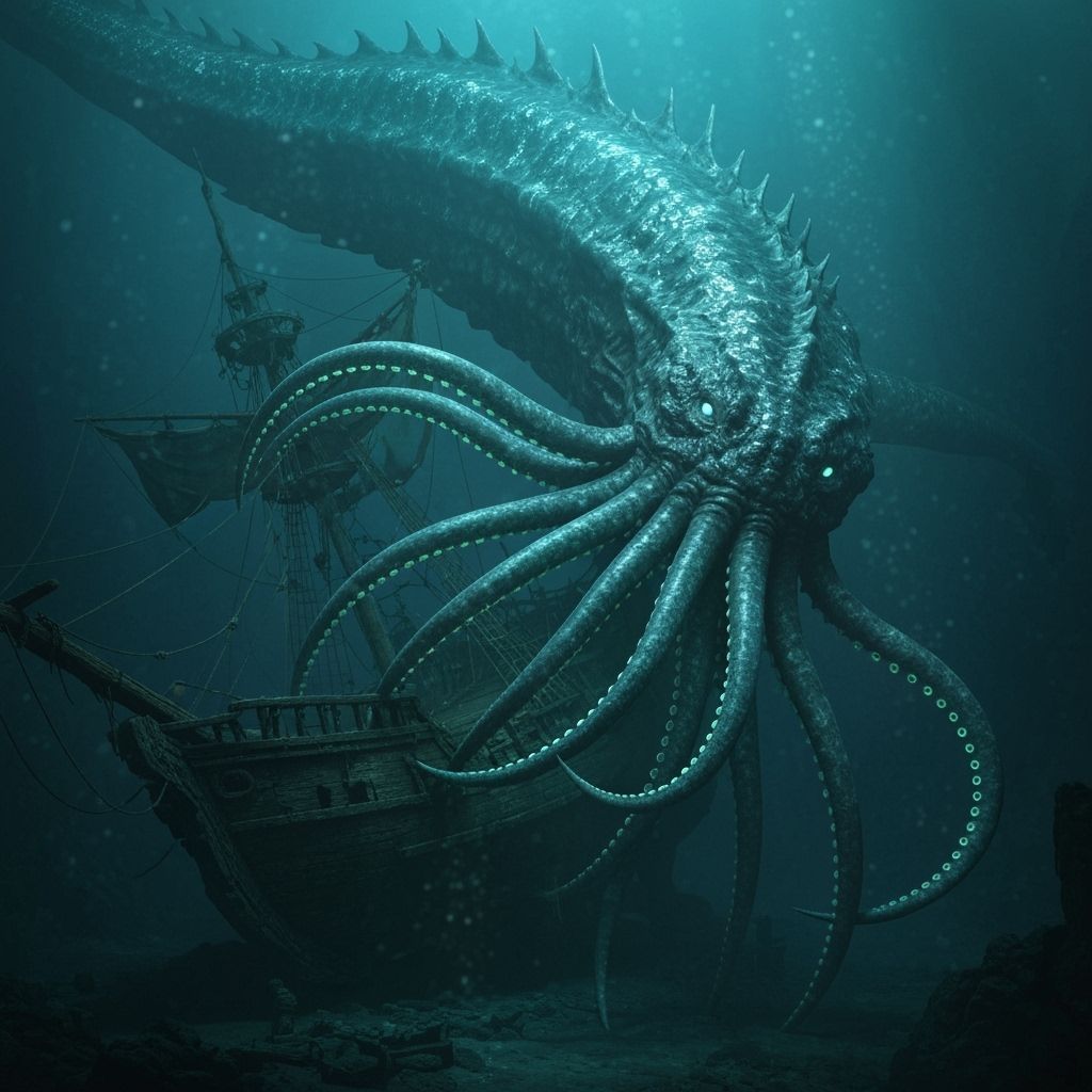 Colossal Tideweaver Guardianship in Abyssal Trench