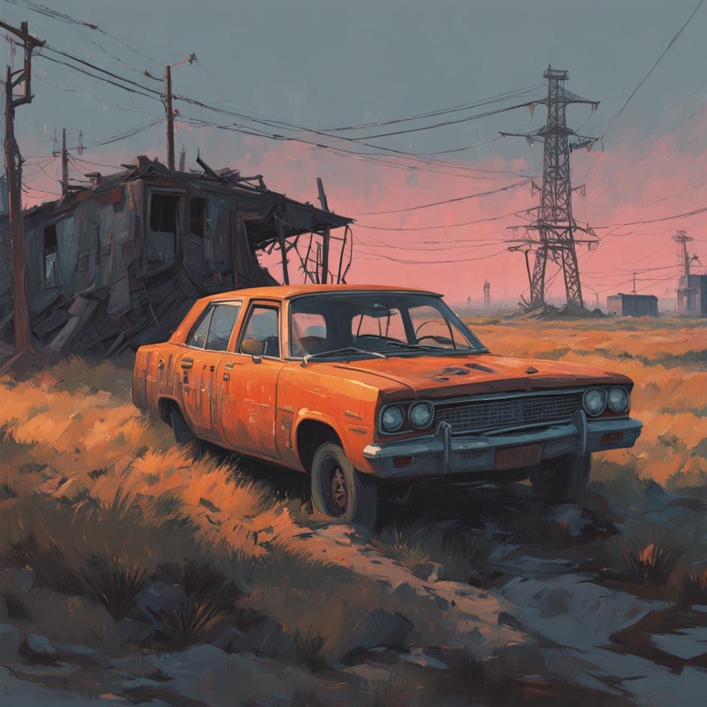 Gorillaz Survivors in Post-Apocalyptic Beachside Wasteland