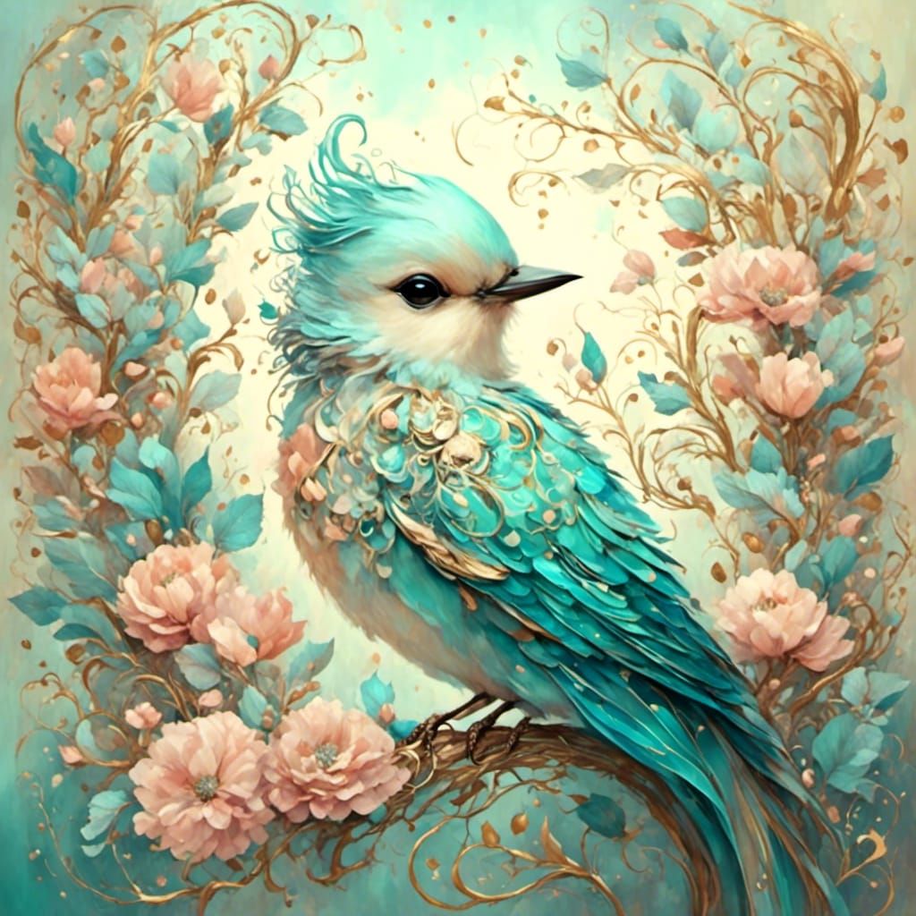 <lora:Pastels:1.0> <lora:Extremely Yumi 2:1.0 >     Magic bird