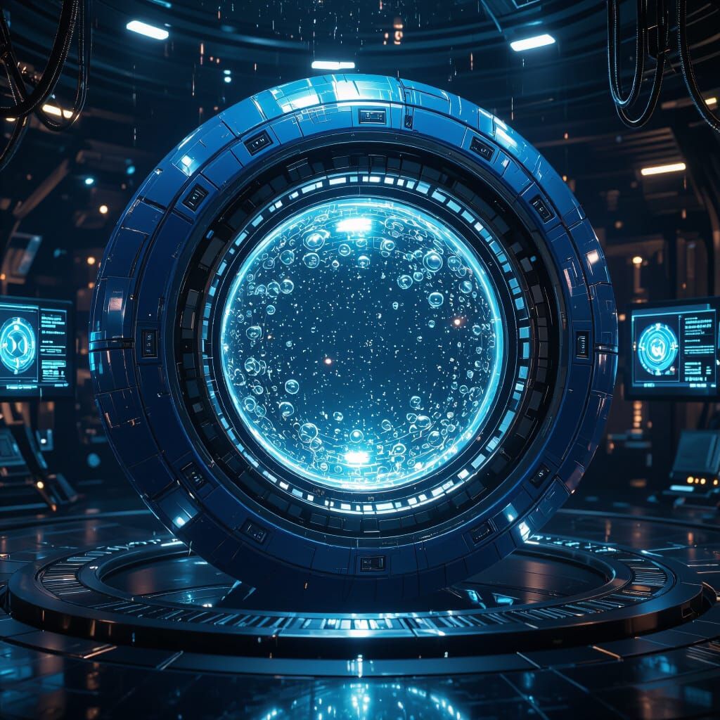 Blue Machine Opens Astrological Portal in Abyssal Sea