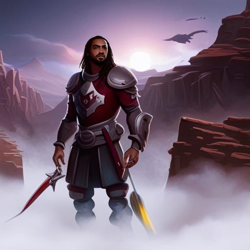 Jalen Hurts as Magic Card: Fantasy Art