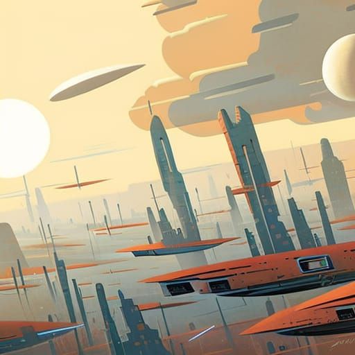 The city Iutack on planet Vutex