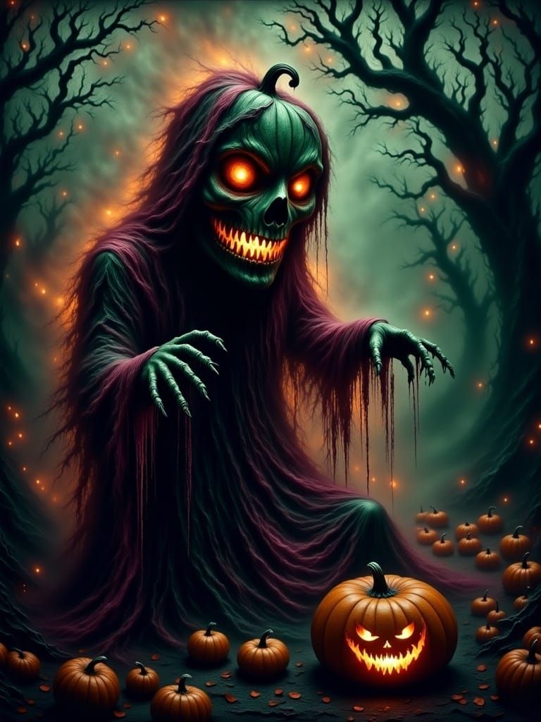 The Horror Eater: Mystical Surrealism Masterpiece