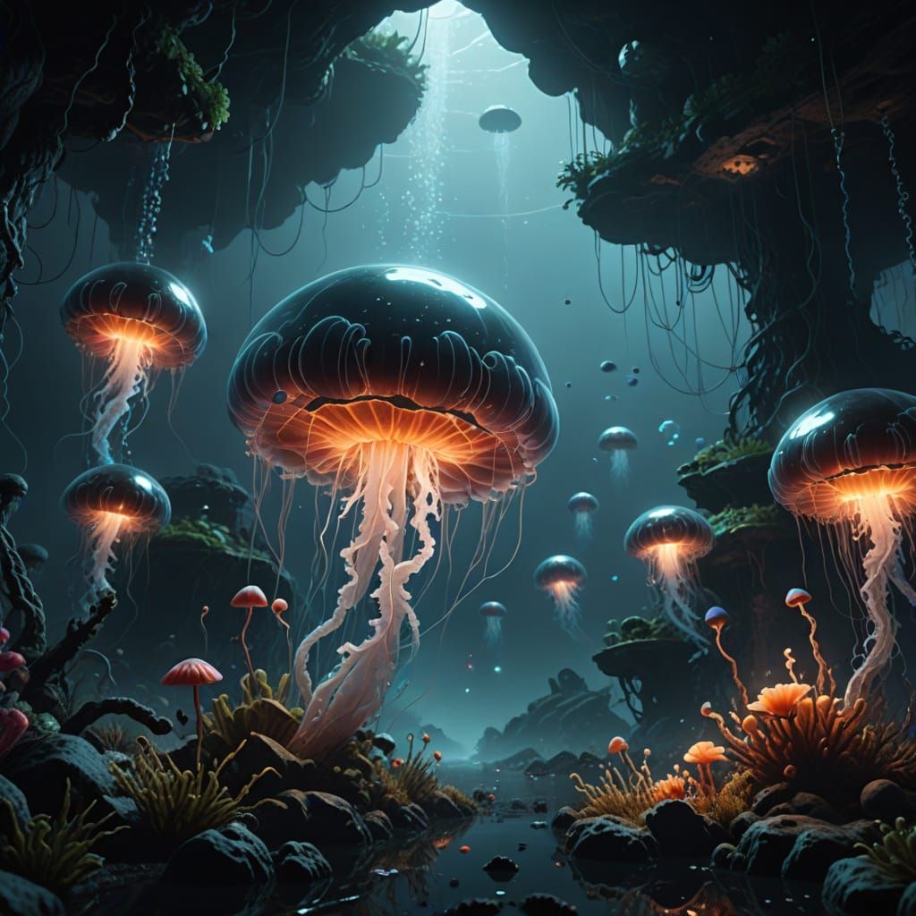 Cyclopean Underwater Structures in Hyperrealistic 3D