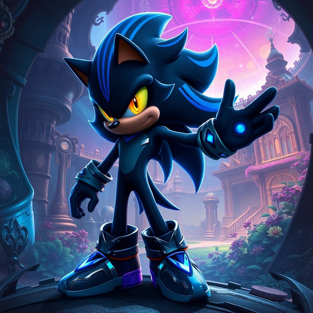 Heroic Hedgehog in Mystical Realm: Fantasy Concept Art