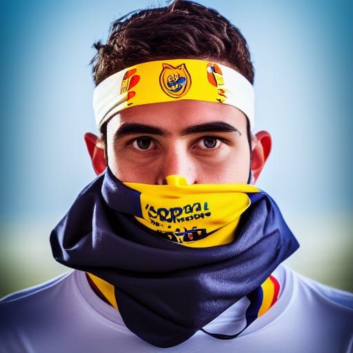 Soccer Player Bound and Gagged: Professional Photography