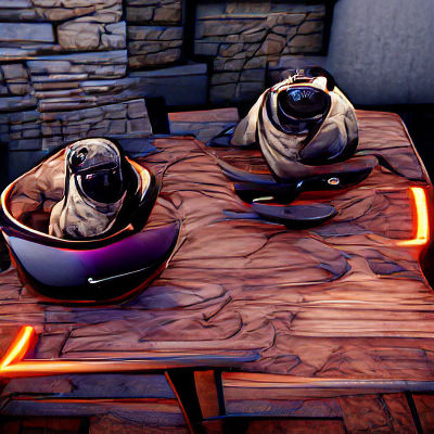 Pugs Enjoying Steak Dinner in Unreal Engine