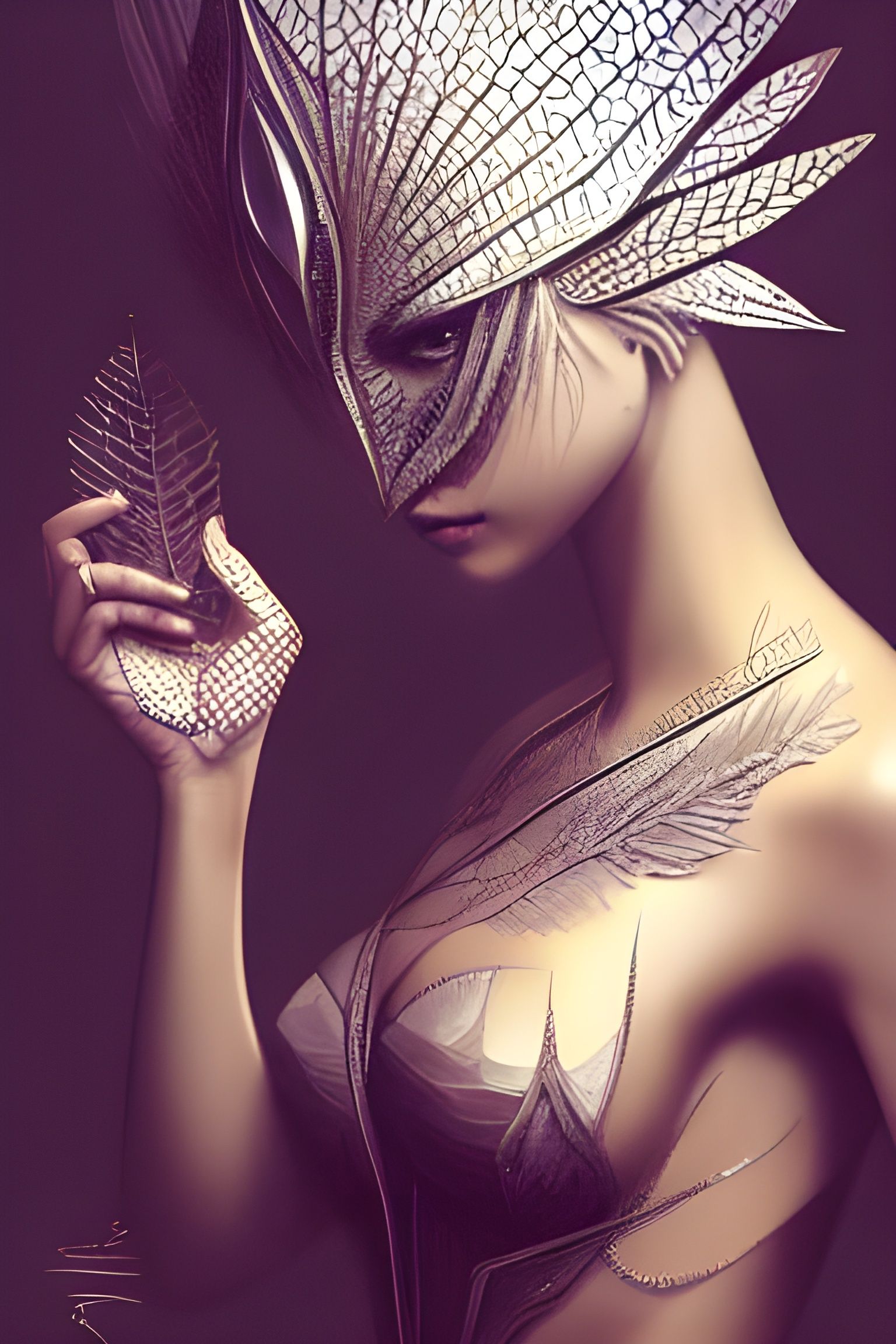 Another edition: useless armour and impractical but impressive helmet