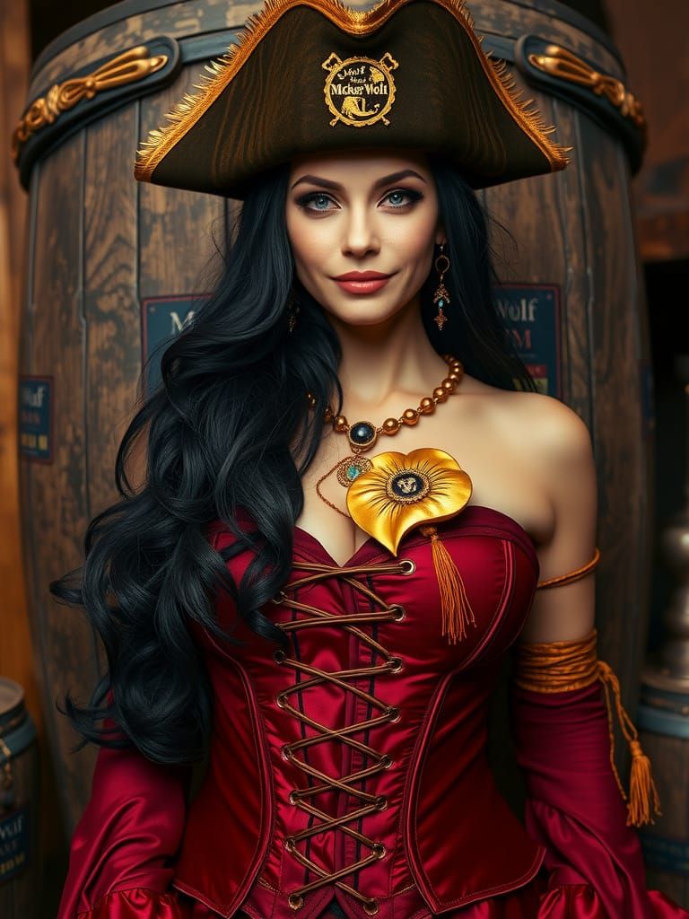 Spokesperson/Model for Mickeywolf Pirate Rum 3