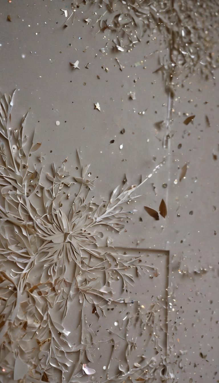 Tears in Rain: Abstract Paper Art