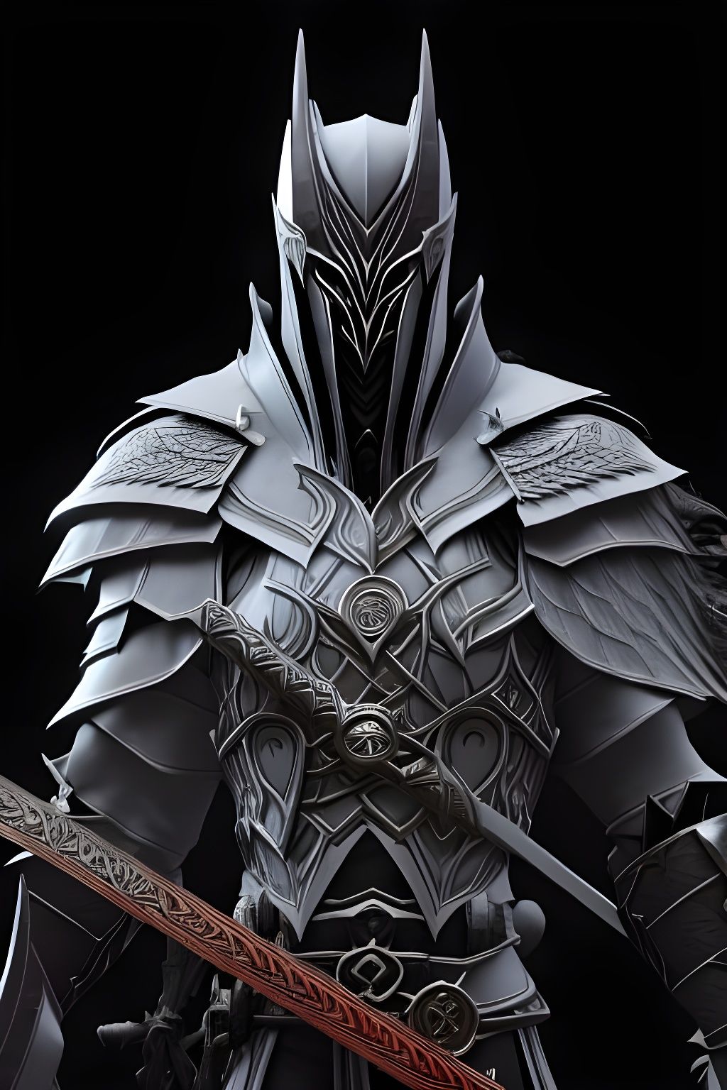 Owl Assassin Portrait in Gouache Dark Fantasy Style