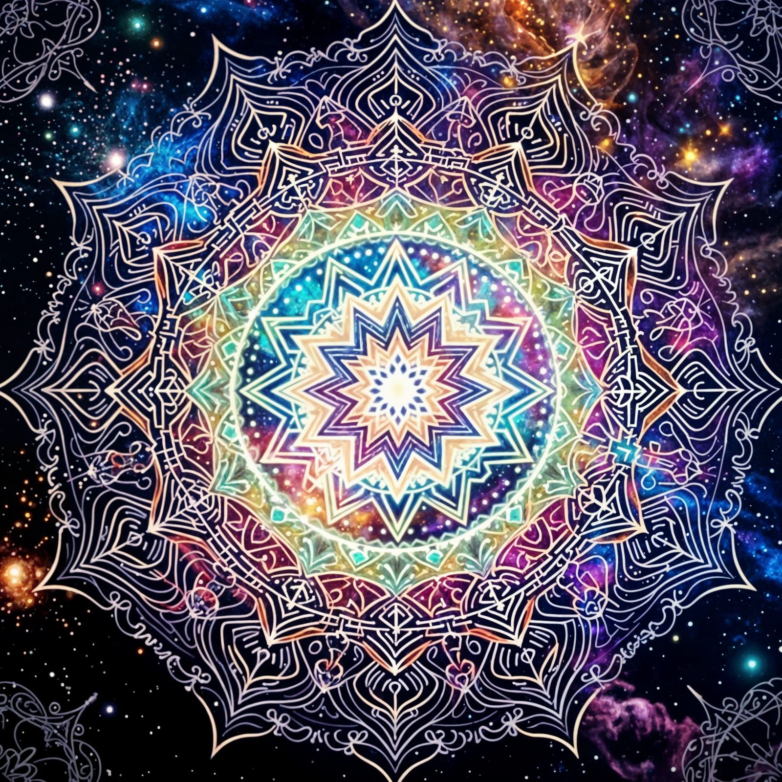 Astral Forgiveness Portal - Sacred Geometry Art