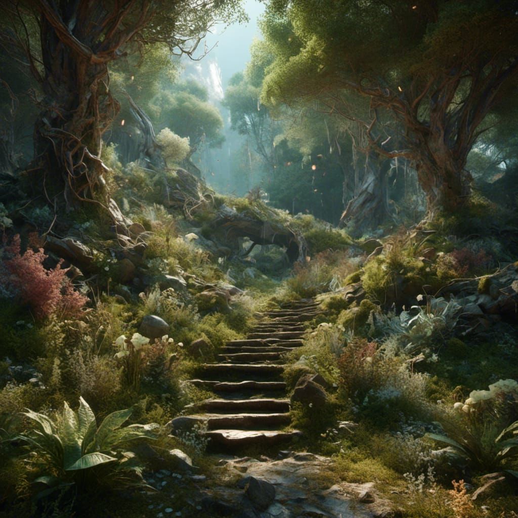 Overgrown, Dilapidated Wally World: Detailed Matte Painting