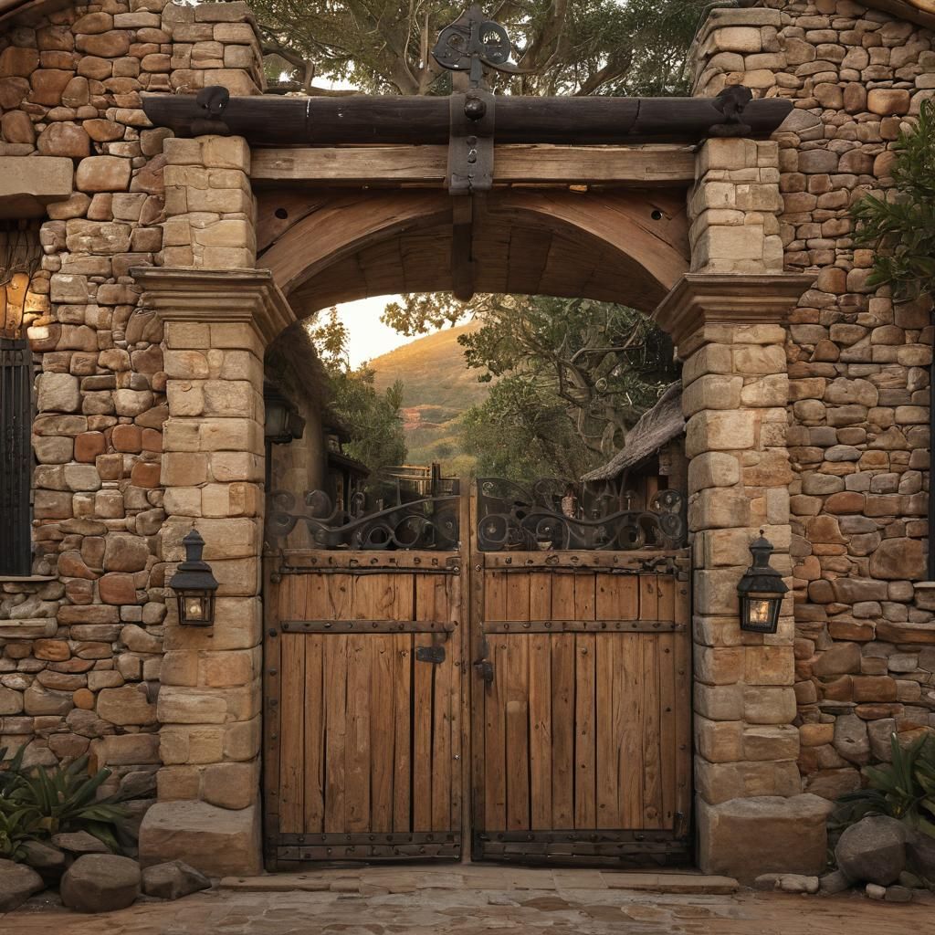 Rustic Lodge Entrance in Chapada dos Veadeiros