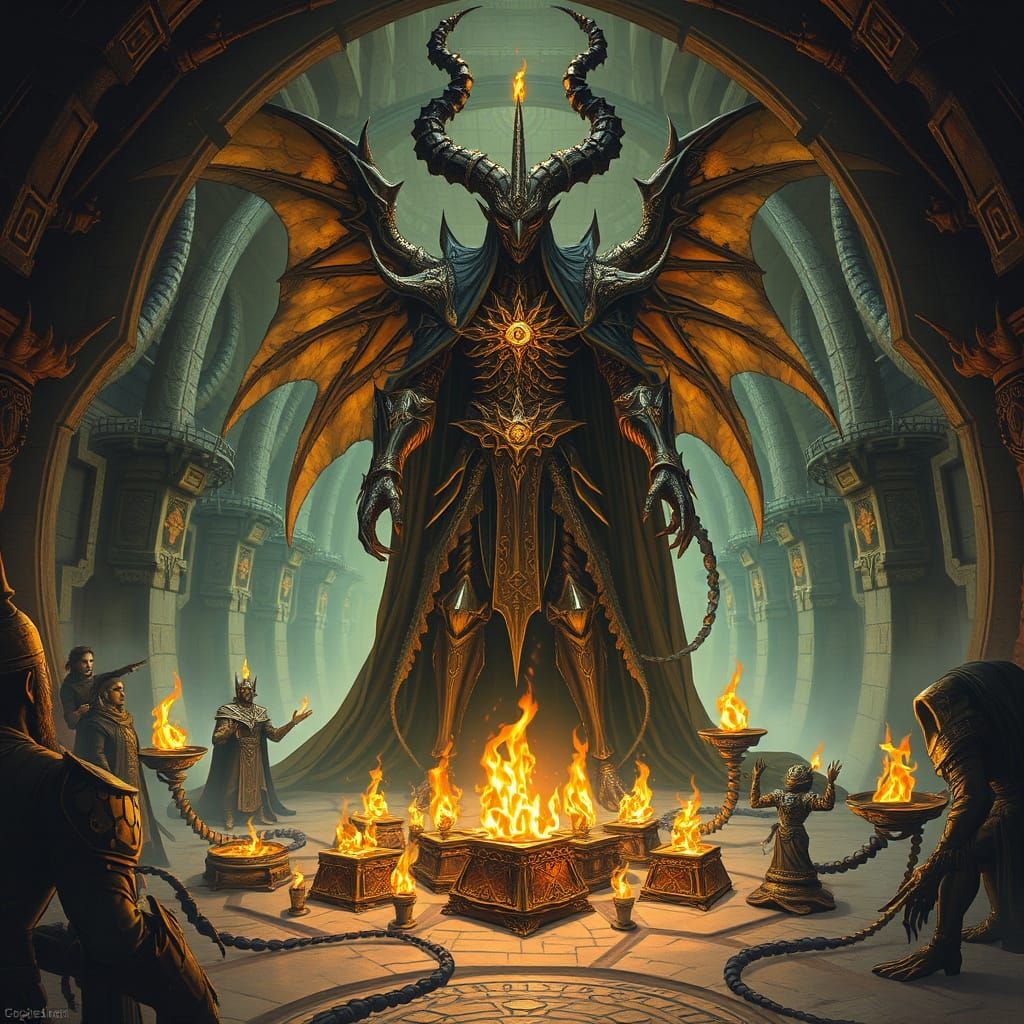 Primordial Demon Confronts Ancient Artifacts in a Mysterious...