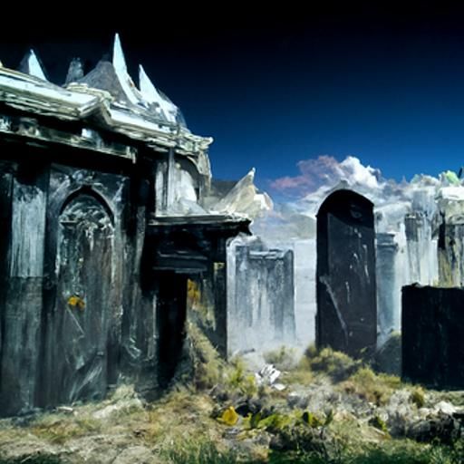 Detailed Matte Painting of Mortal Remains