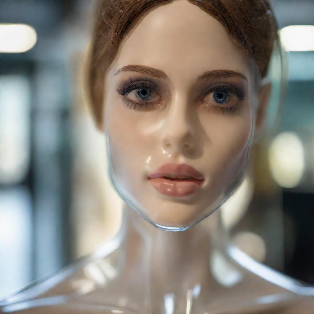 Transparent Glass Mannequin: Award-Winning Photography