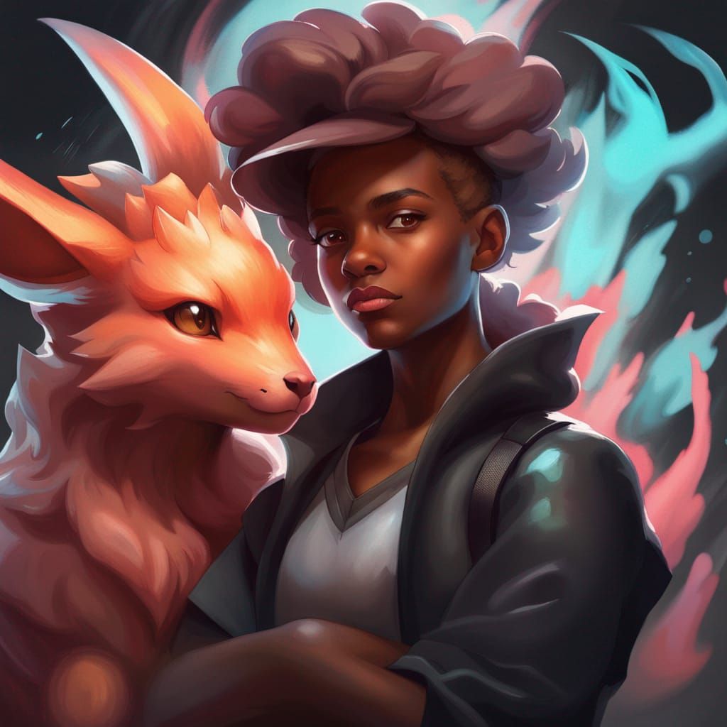 Pokemon Trainer Portrait in Artgerm Style