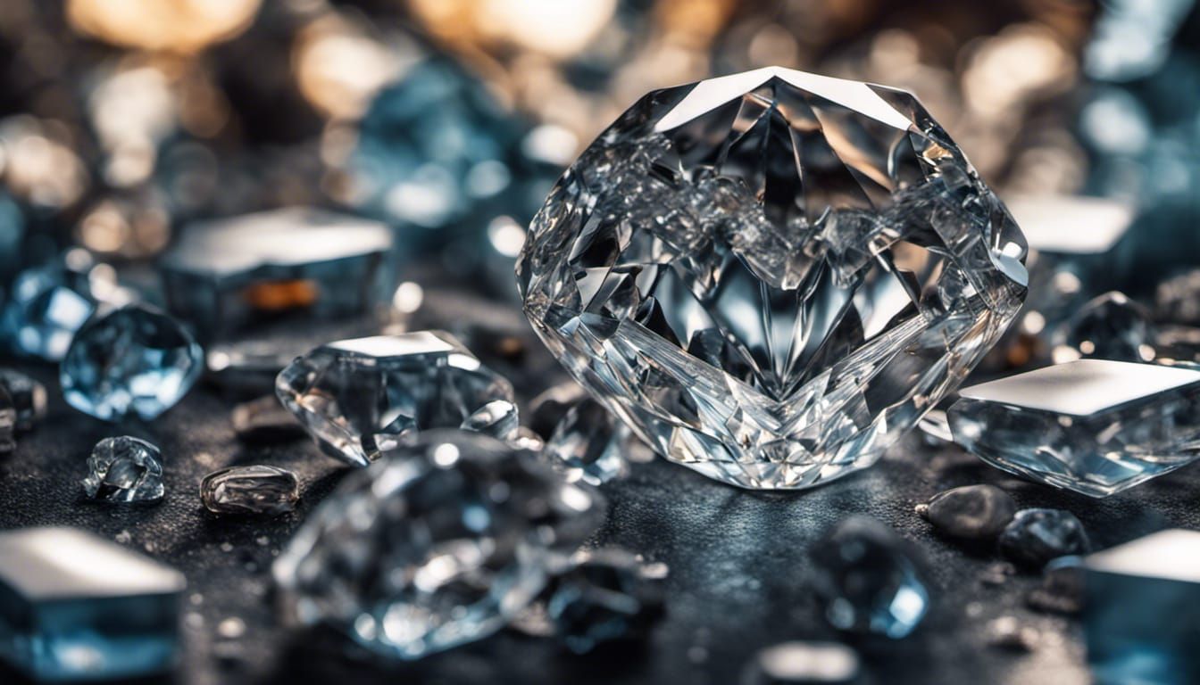 Crystal Objects: Hyperrealistic and Intricate