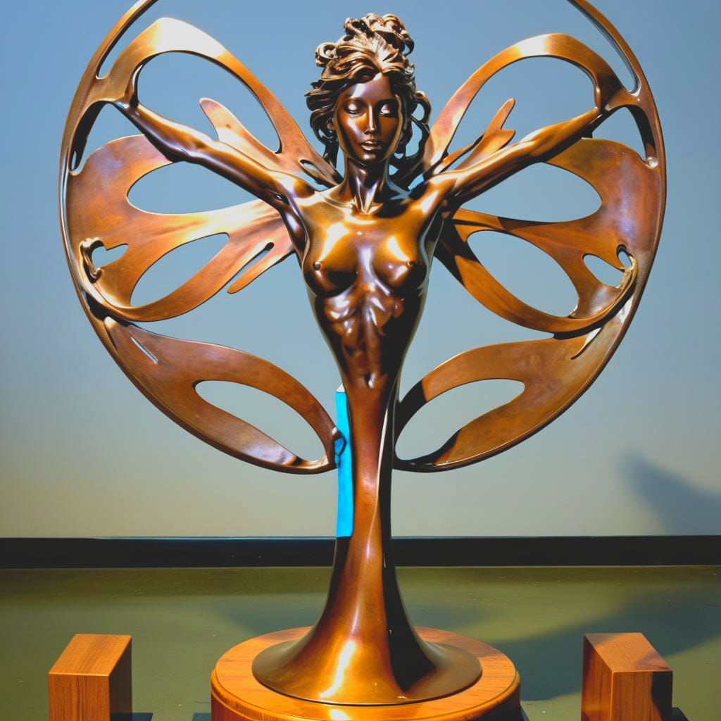 Detailed Bronze Sculpture Art