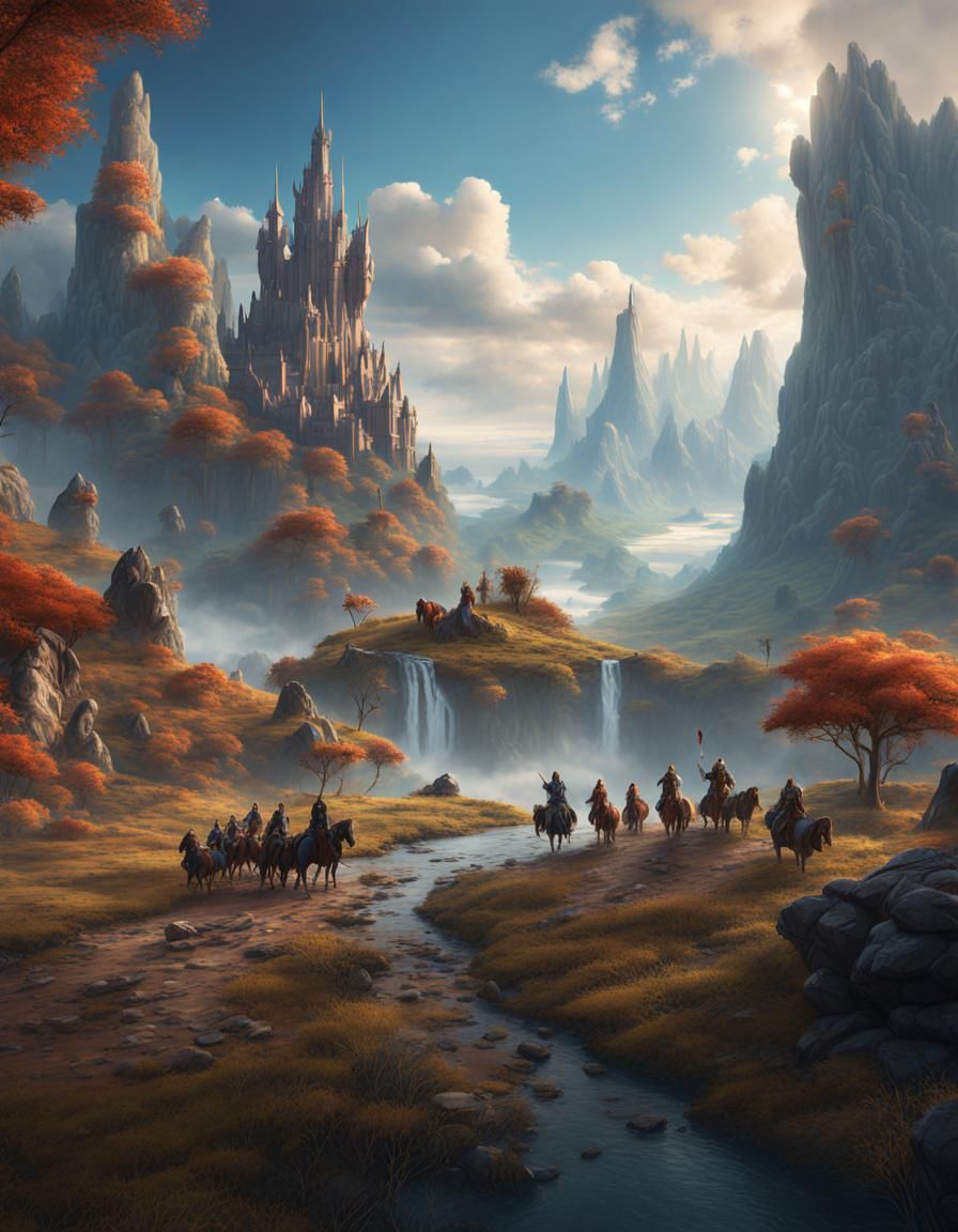 Hero Group's Journey in a Magical World