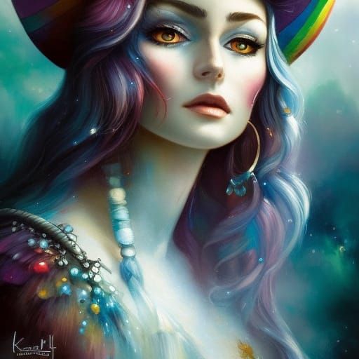Mystic Gnome in Rubens Style D&D Portrait