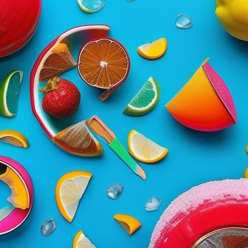 Everyday Household Items: Vivid Colors and Textures