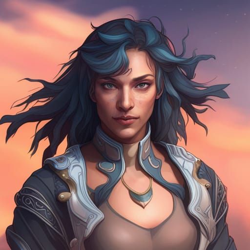 Castle in the Clouds Portrait: Hyperdetailed Concept Art