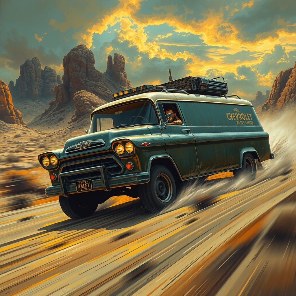 chevrolet panel van 1957