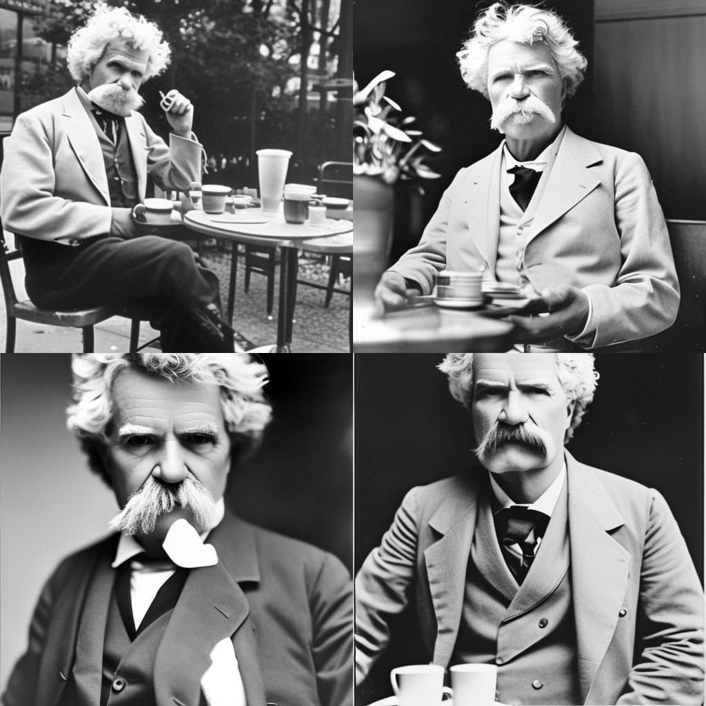 Mark Twain's Starbucks Coffee Break