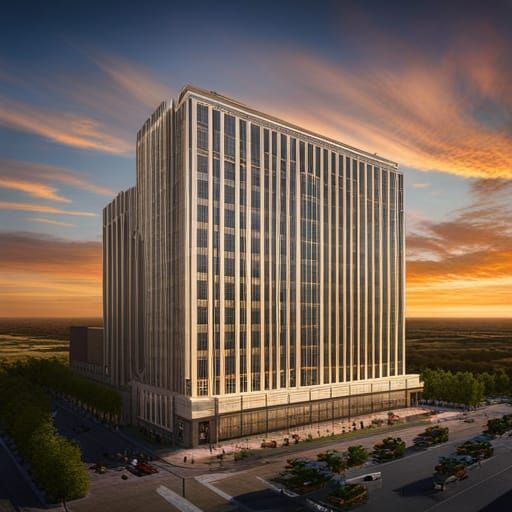 Montgomery Trading Center in Art Deco Style