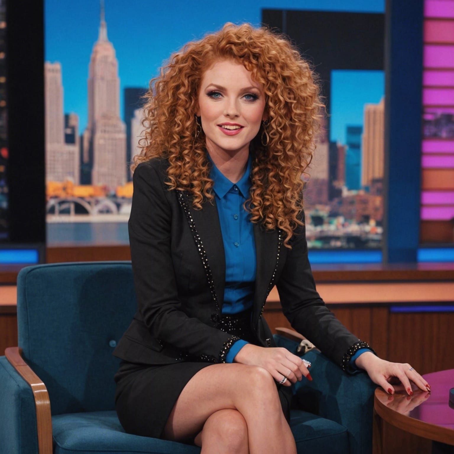 Rock Star Interview on Talk Show