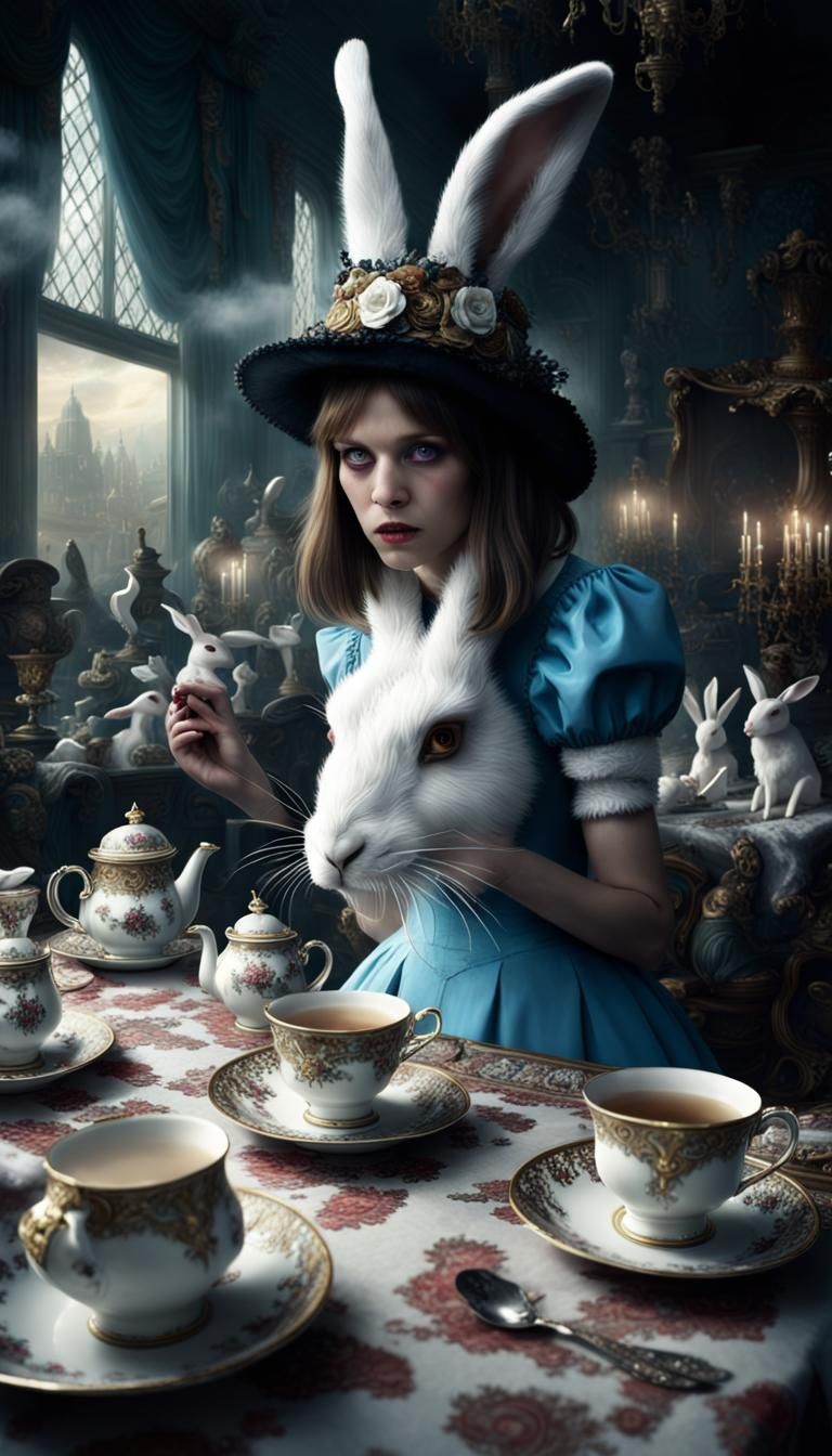 Alice's Dark Side Unleashed at Tea Party
