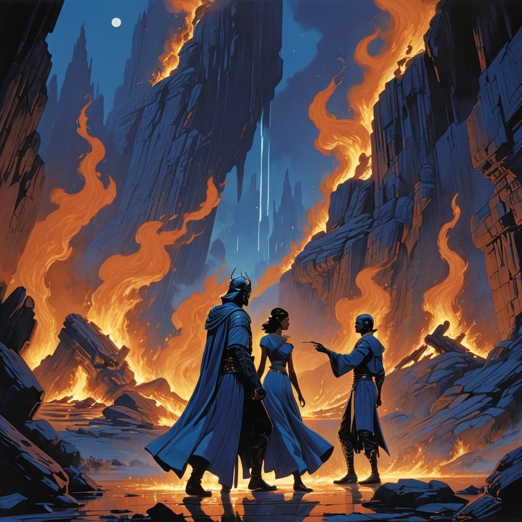 Blue Bond: Mythical Beings in Fantasy Art