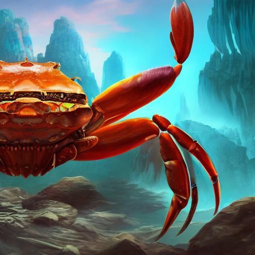Fantastical Money Crab Concept Art
