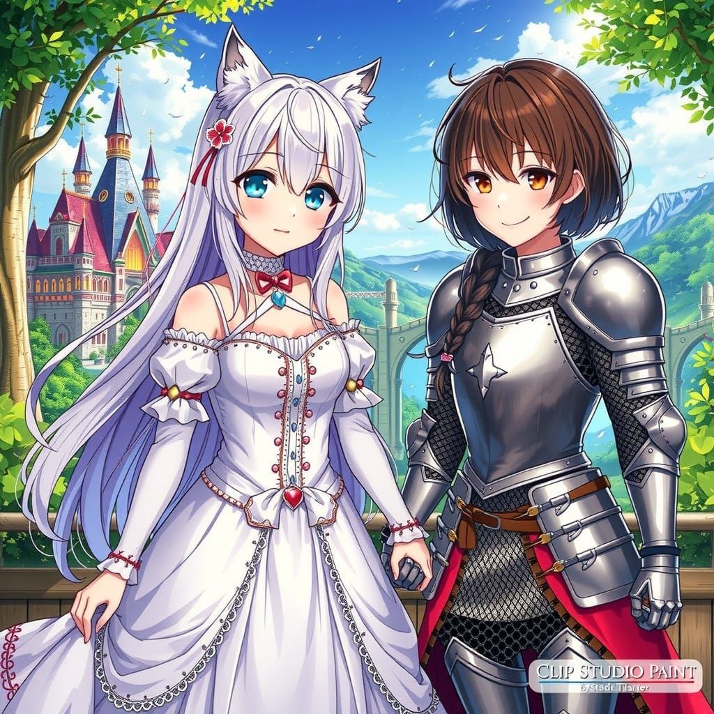 Anime Girls in Fantasy Kingdom, Studio Trigger Style