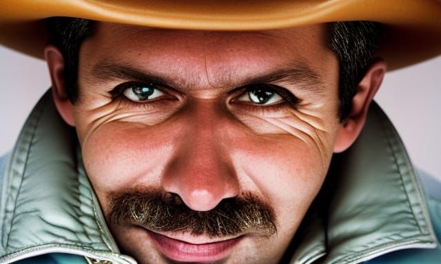 Professional Close-Up Portrait with Bokeh