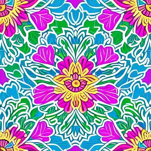 nine squares in the image, outlined in black.