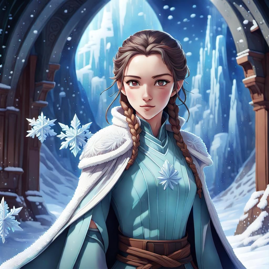 Anna as she adventures through a cool, frozen Naboo with mag...