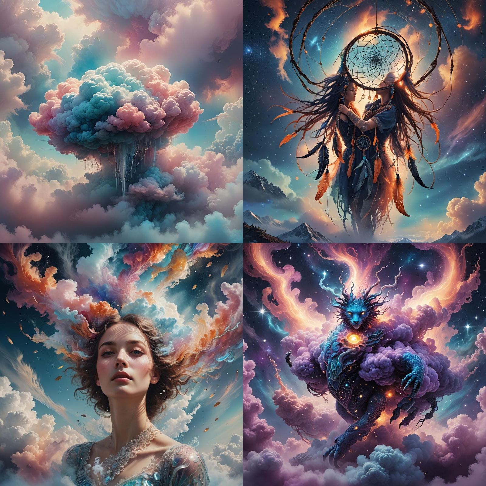 Dream and Cloud: Detailed Matte Painting