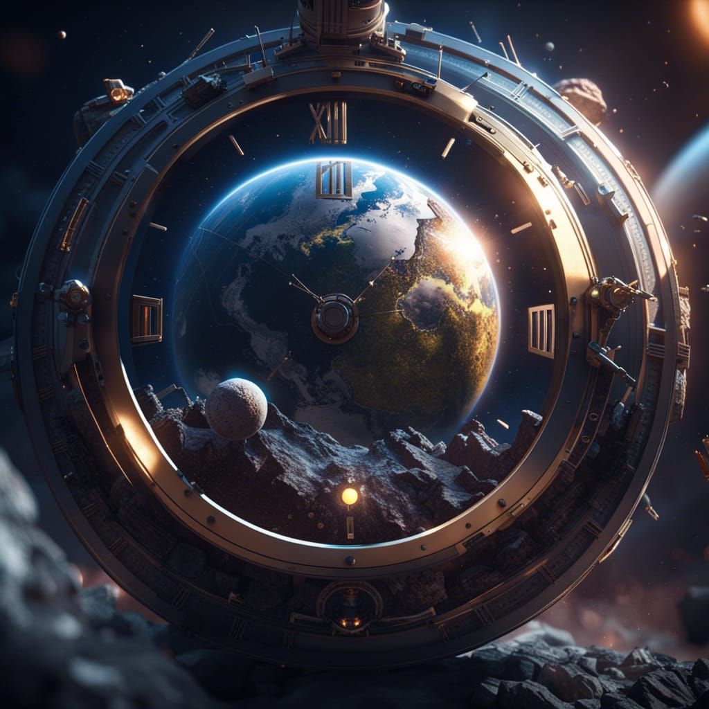 Earth as Clock: 3D Game Cinematic Visualization